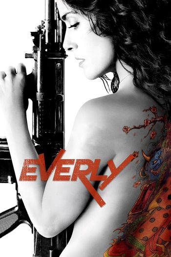 Everly (2014) BluRay 720p 480p Dual Audio Hindi English